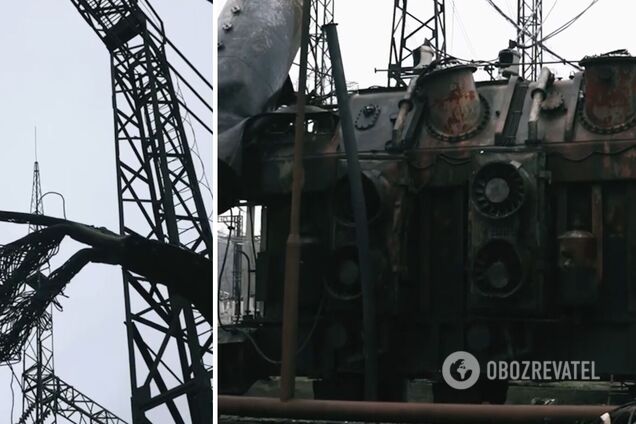 Так выглядел трансформатор, разрушенный россиянами прошлой зимой