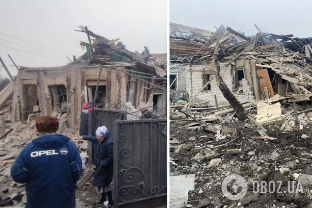 На Запоріжжі ударом РФ поранено вагітну і дитину, пошкоджено житлові будинки. Фото