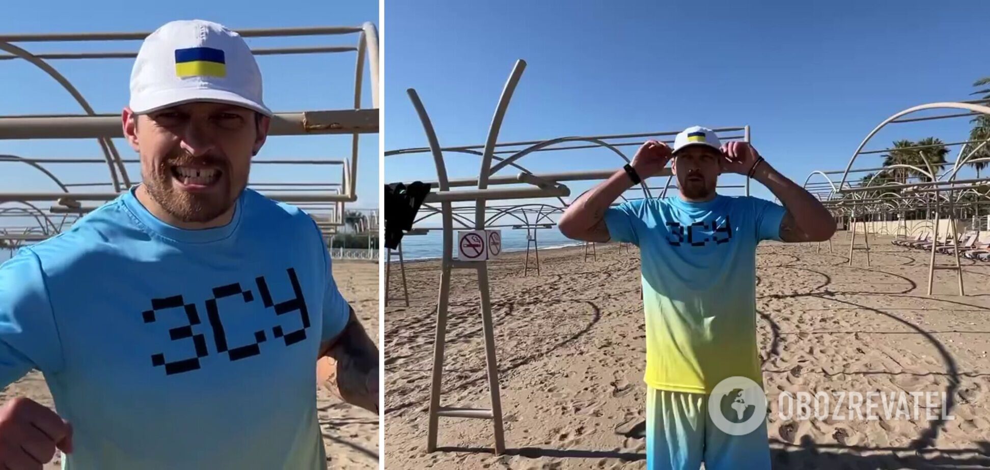 Усик снялся на 'видео в Евпатории', сказав, что ждет ВСУ в Крыму