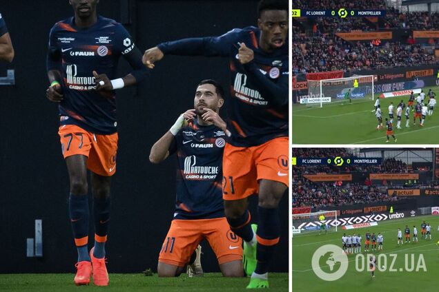 Французский футболист забил потрясающий 'радиоуправляемый' гол со штрафного. Видео