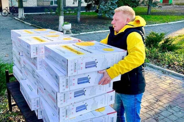 В Донецкую область прибыла очередная партия обогревателей от Фонда Ахметова