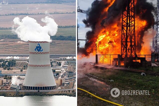 Горела Ростовская АЭС в России