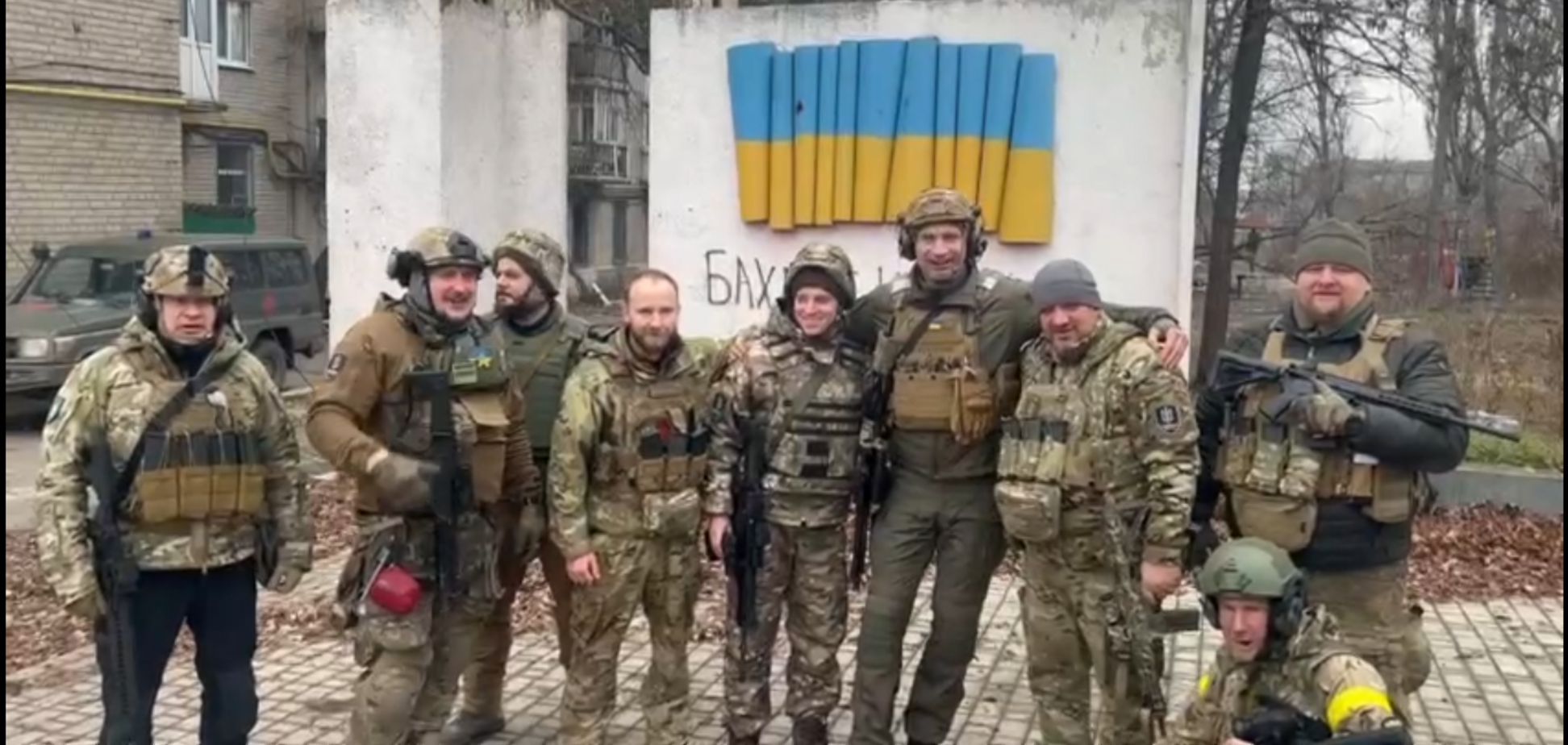 'Не сломают нас российские варвары!' Защитники ВСУ с Кличко передали поздравление с Востока Украины. Видео