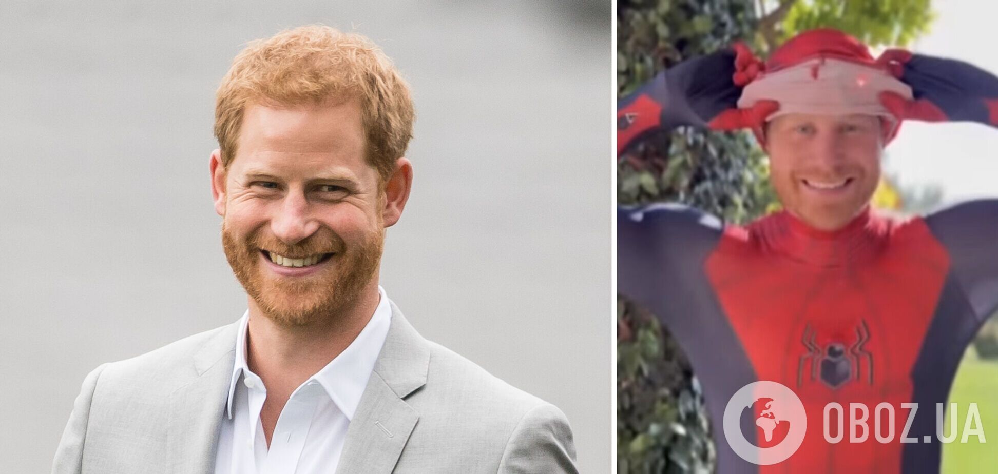 Принц Гаррі одягнув костюм Людини-павука, щоб привітати з Різдвом дітей, які втратили на війні батьків. Відео