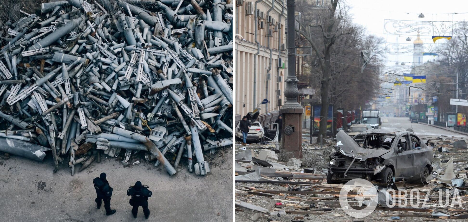 У мережі показали фото кладовища снарядів у обстріляному Росією Харкові