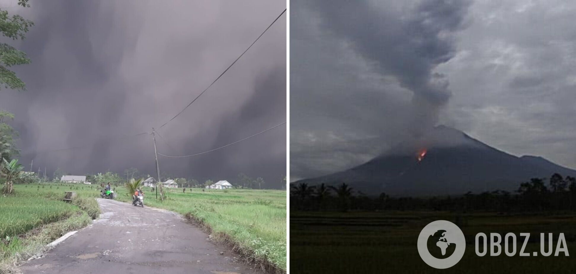 В Індонезії на острові Ява прокинувся вулкан Семеру: оголошено максимальний рівень небезпеки. Фото і відео