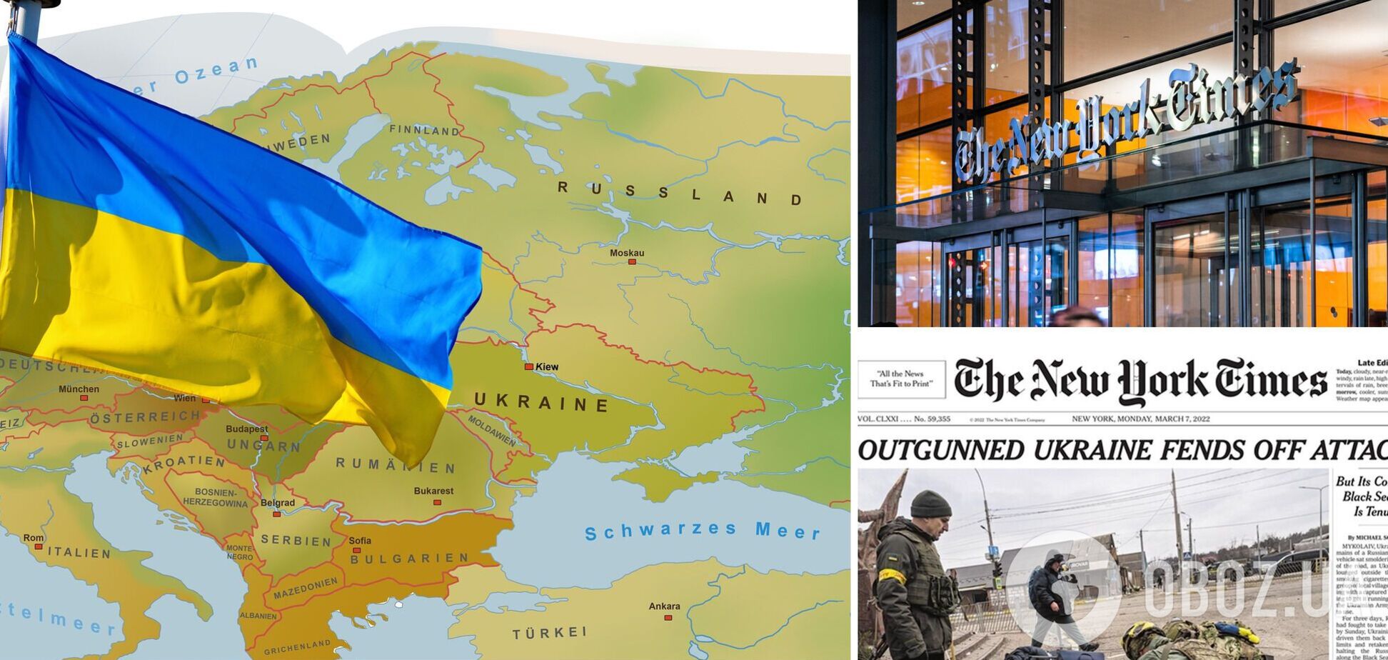 'Украина' стала самым популярным словом, которое употребляла The New York Times в 2022 году