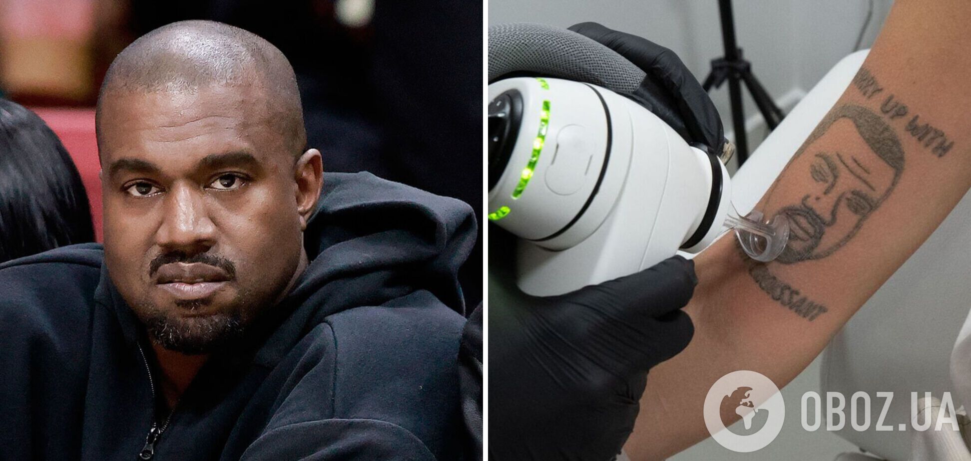 У Лондоні безкоштовно виводять татуювання з Каньє Вестом на тлі заяви репера про любов до Путіна