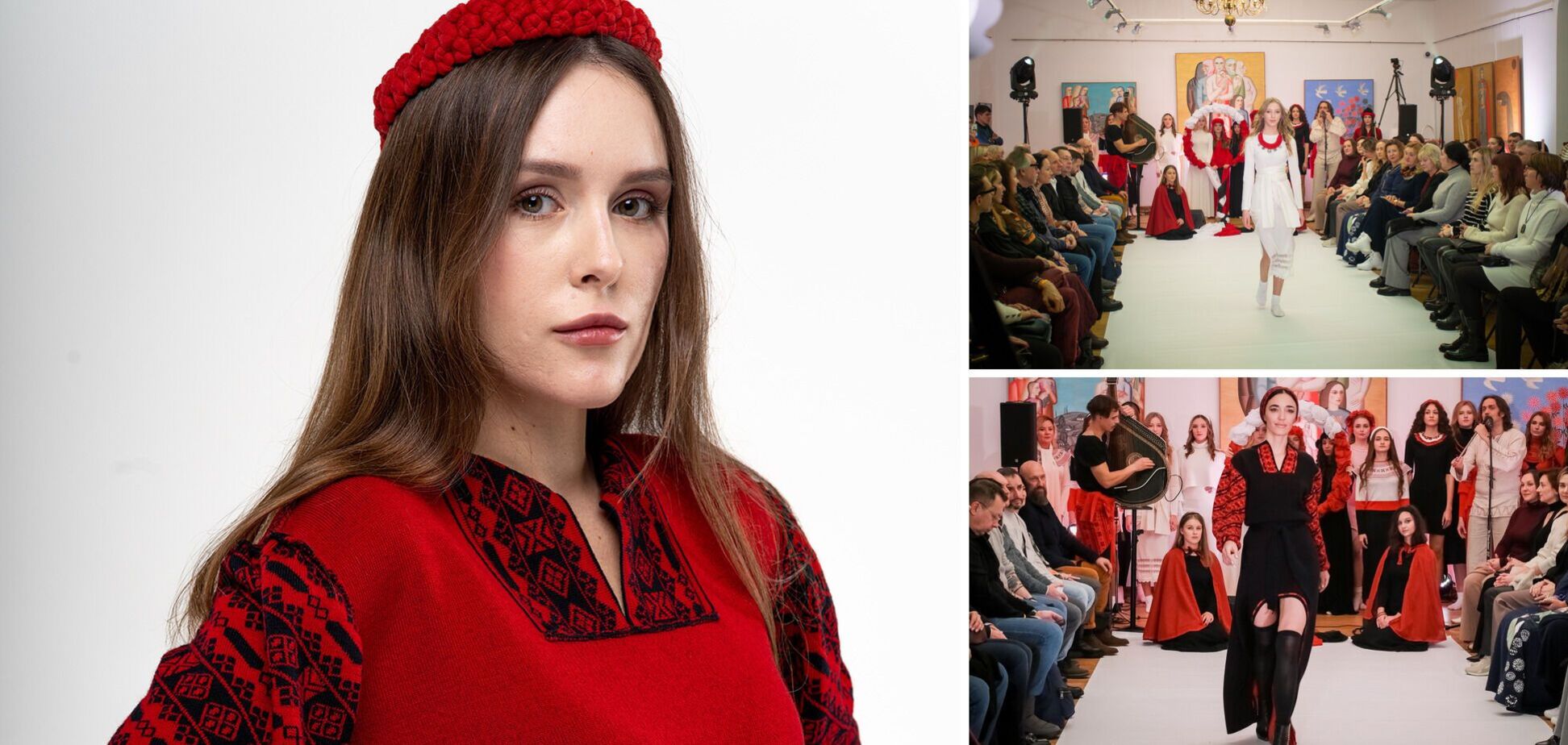 Одежда, которая исцеляет: в Софии Киевской представили коллекцию этнических нарядов