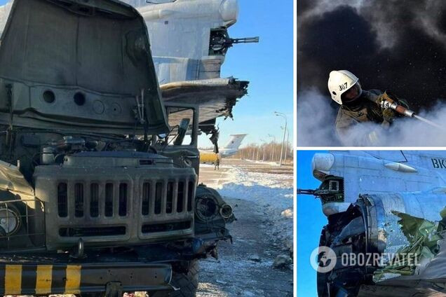 У Росії визнали, що український дрон пошкодив на аеродромі 'Дягилево' три Ту-22М3:  подробиці