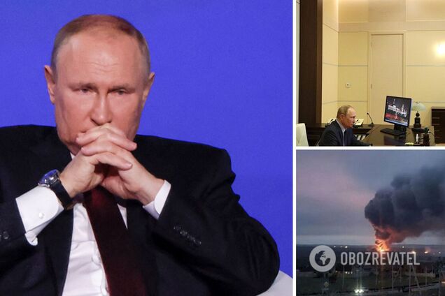 Путін зібрав нараду з членами Ради безпеки після серії 'бавовни' на аеродромах у Росії