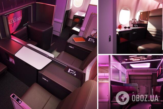 На самолетах Virgin Atlantic появились 'номера люкс': как выглядят места в бизнес-классе плюс. Фото