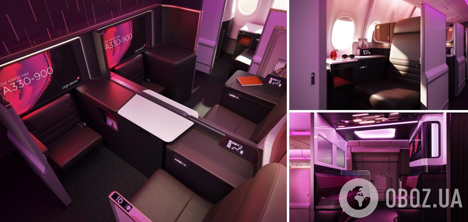 На літаках Virgin Atlantic з’явилися 'номери люкс': як виглядають місця у бізнес-класі плюс. Фото