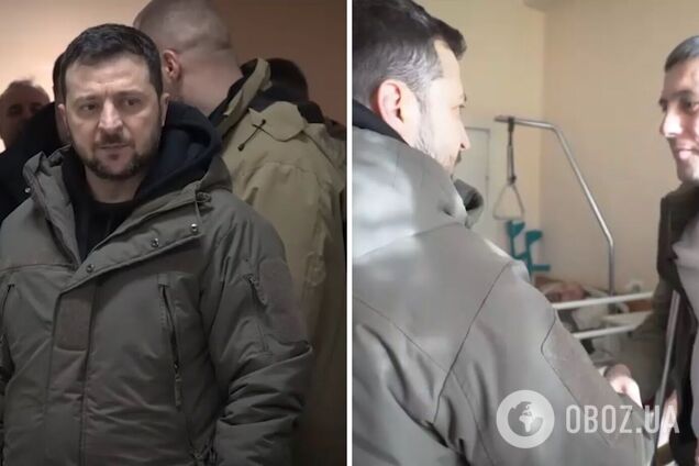 Зеленський у День ЗСУ відвідав поранених бійців у Харківському шпиталі та вручив нагороди. Відео