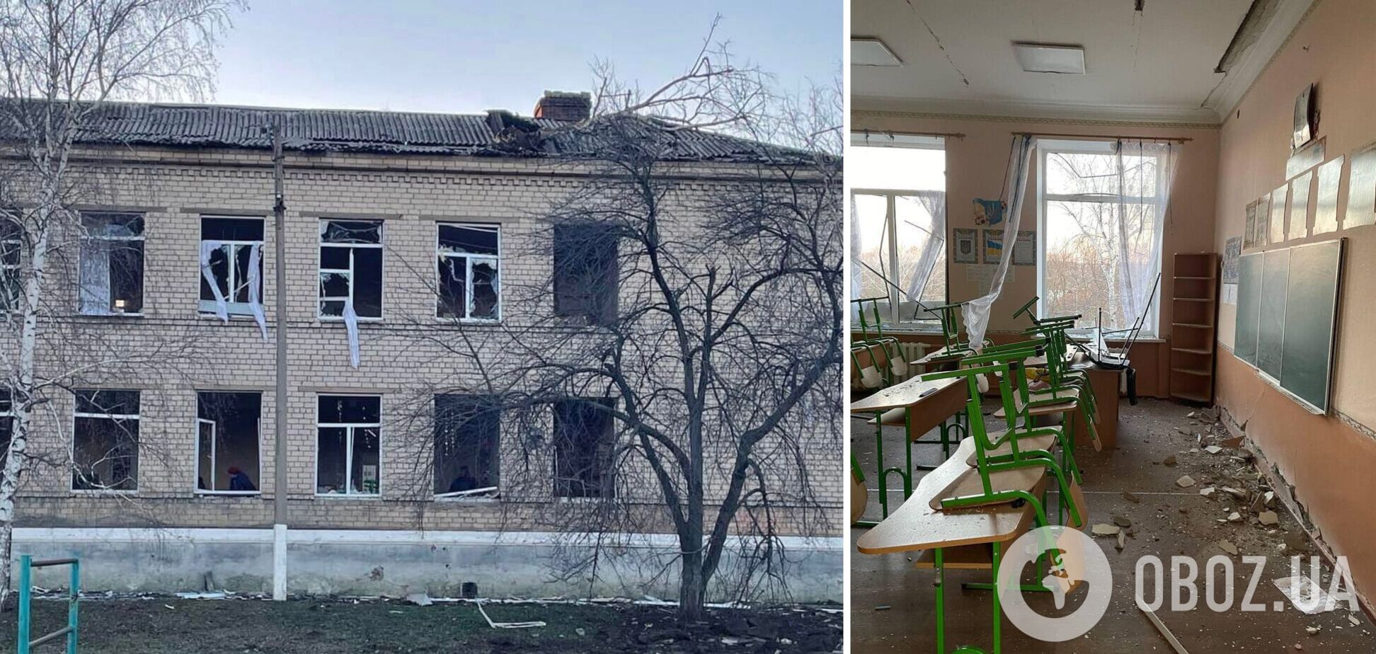 Війська РФ вдарили ракетами по школі у Краматорську, де облаштували 'Пункт незламності'. Фото та відео