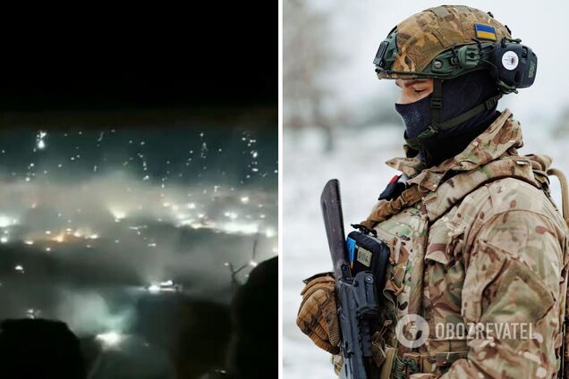 В сети появились кадры российской атаки запрещенными зажигательными боеприпасами в Угледаре