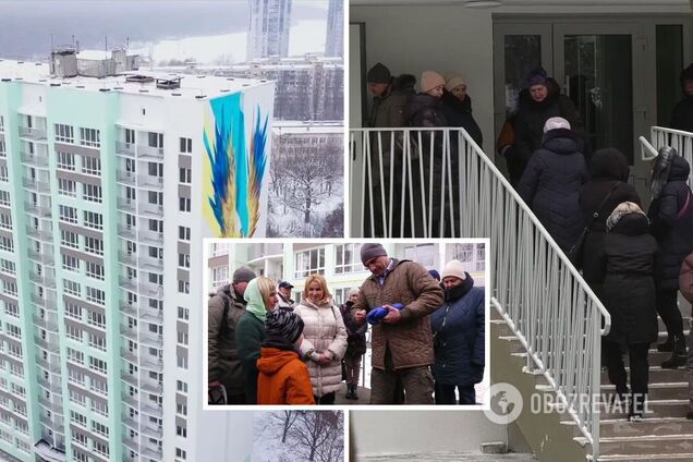 Дом был восстановлен после попадания российской ракеты