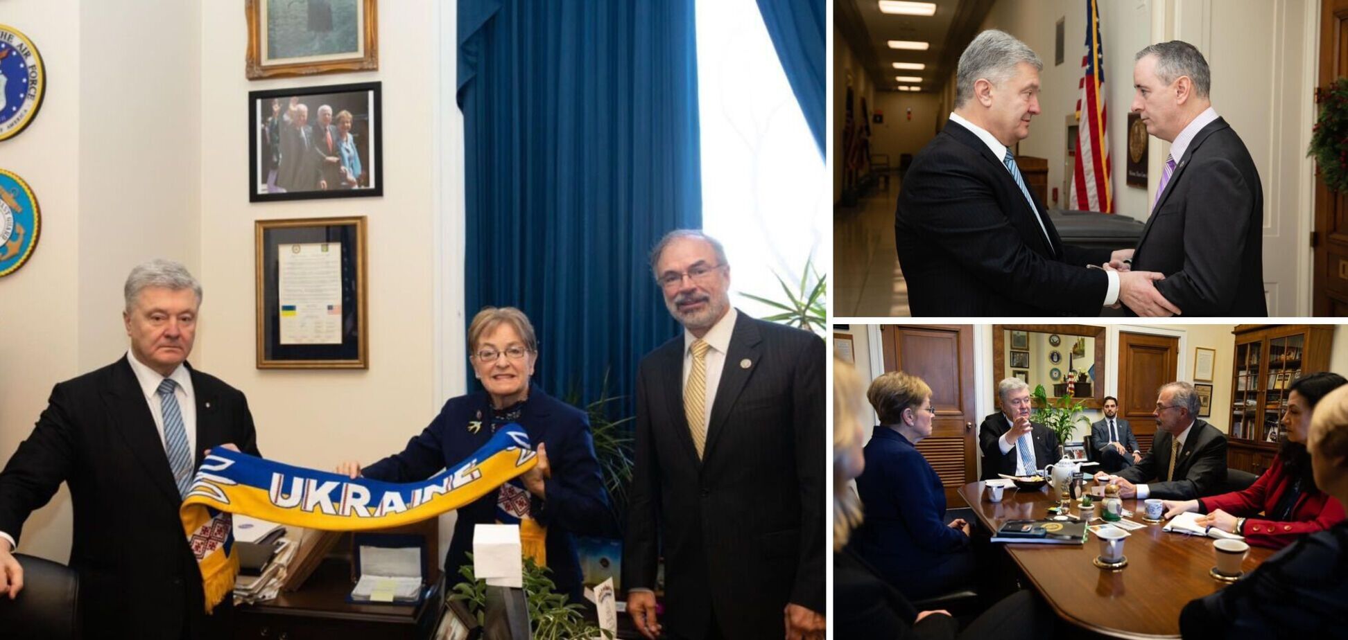 Порошенко встретился с руководством Украинского кокуса в Конгрессе США: обсудили поставки оружия и членство страны в НАТО