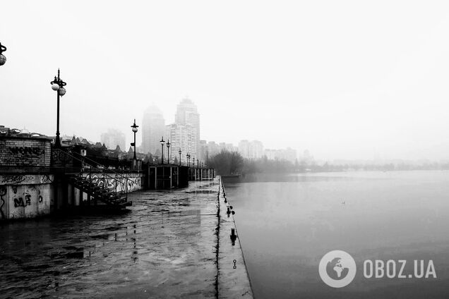 Киев до конца суток накроет туман