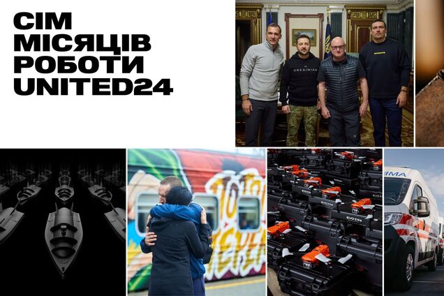 Флот морських дронів та зіркові амбасадори: підсумки 7 місяців фандрайзингової платформи UNITED24