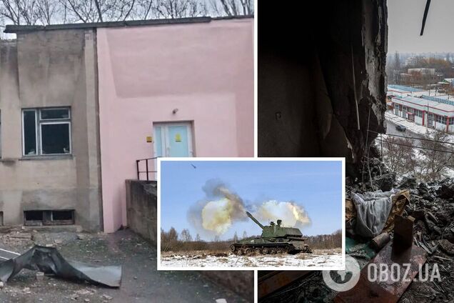 Войска РФ ударили по больнице в Херсоне: снаряды повредили детское отделение и морг. Фото