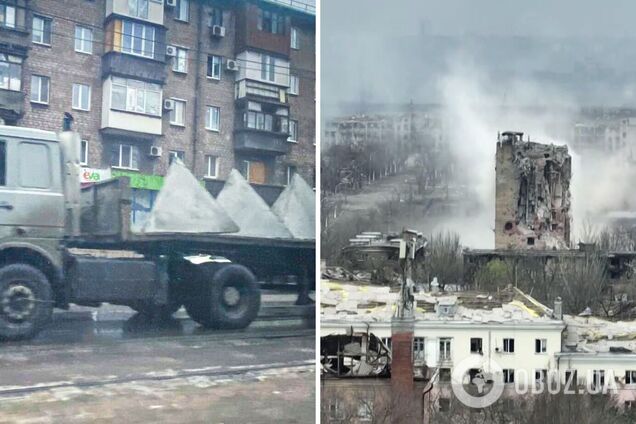 Окупанти намагаються взяти Маріуполь у кільце укріплень: до міста продовжують везти 'зуби дракона'. Фото