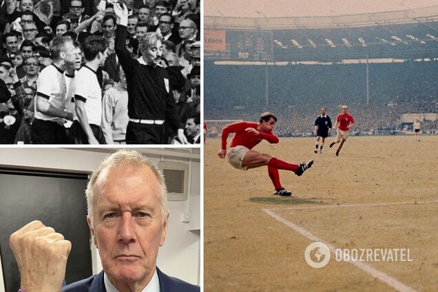 Самый скандальный гол в истории ЧМ - нападающий Англии Херст установил  уникальный рекорд в финале ЧМ-1966 | OBOZ.UA