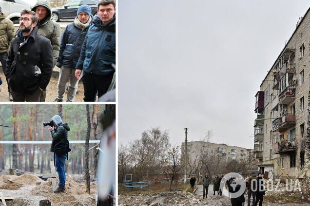 Посол Украины в Ватикане и журналисты Святого Престола побывали в Изюме, где российские оккупанты пытали мирных жителей. Фото