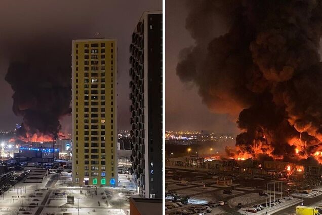 У Москві горить ТЦ 'МЕГА Хімки'