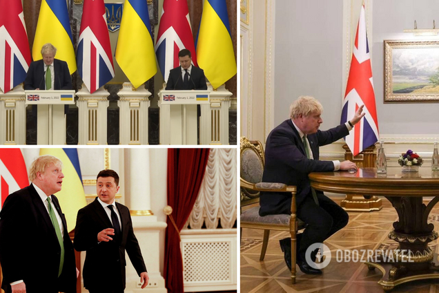 Зброя для України та нові санкції проти РФ: у Києві відбулися переговори Зеленського та Джонсона. Фото і відео