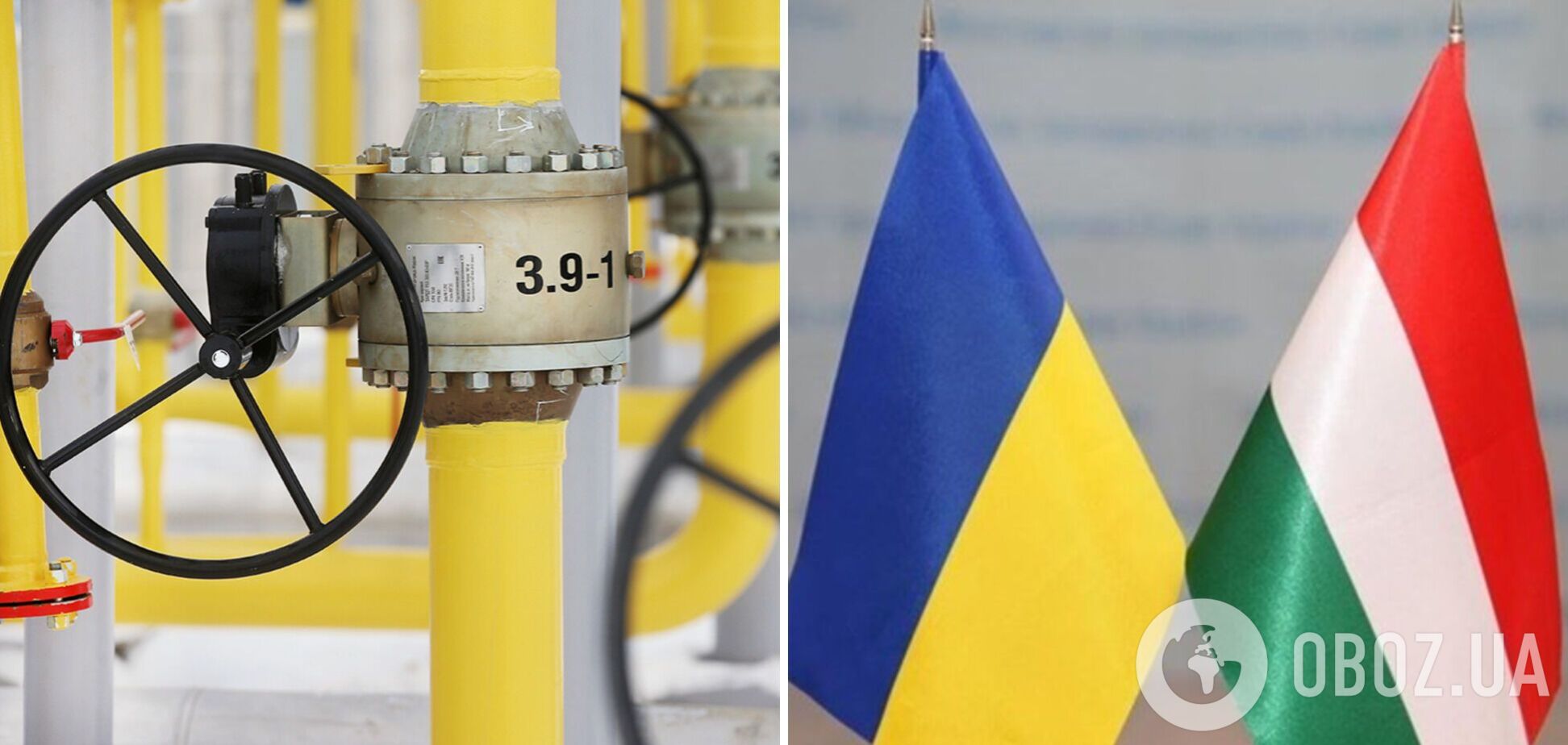 Украина впервые начала физически импортировать газа из Венгрии