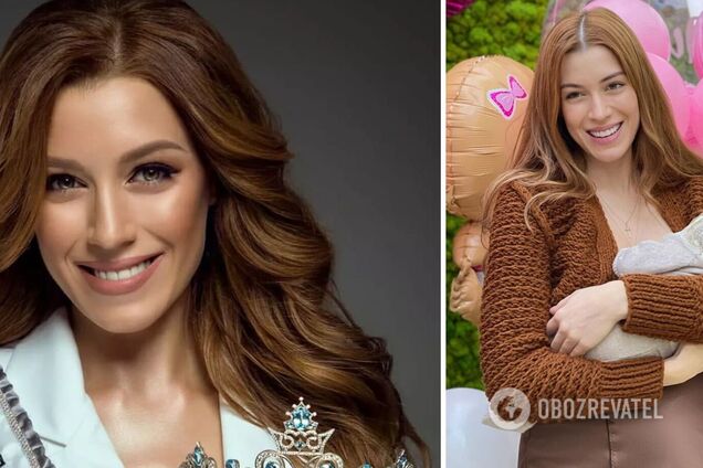 'Мисс Украина Вселенная' Анастасия Суббота впервые показала лицо дочери. Фото