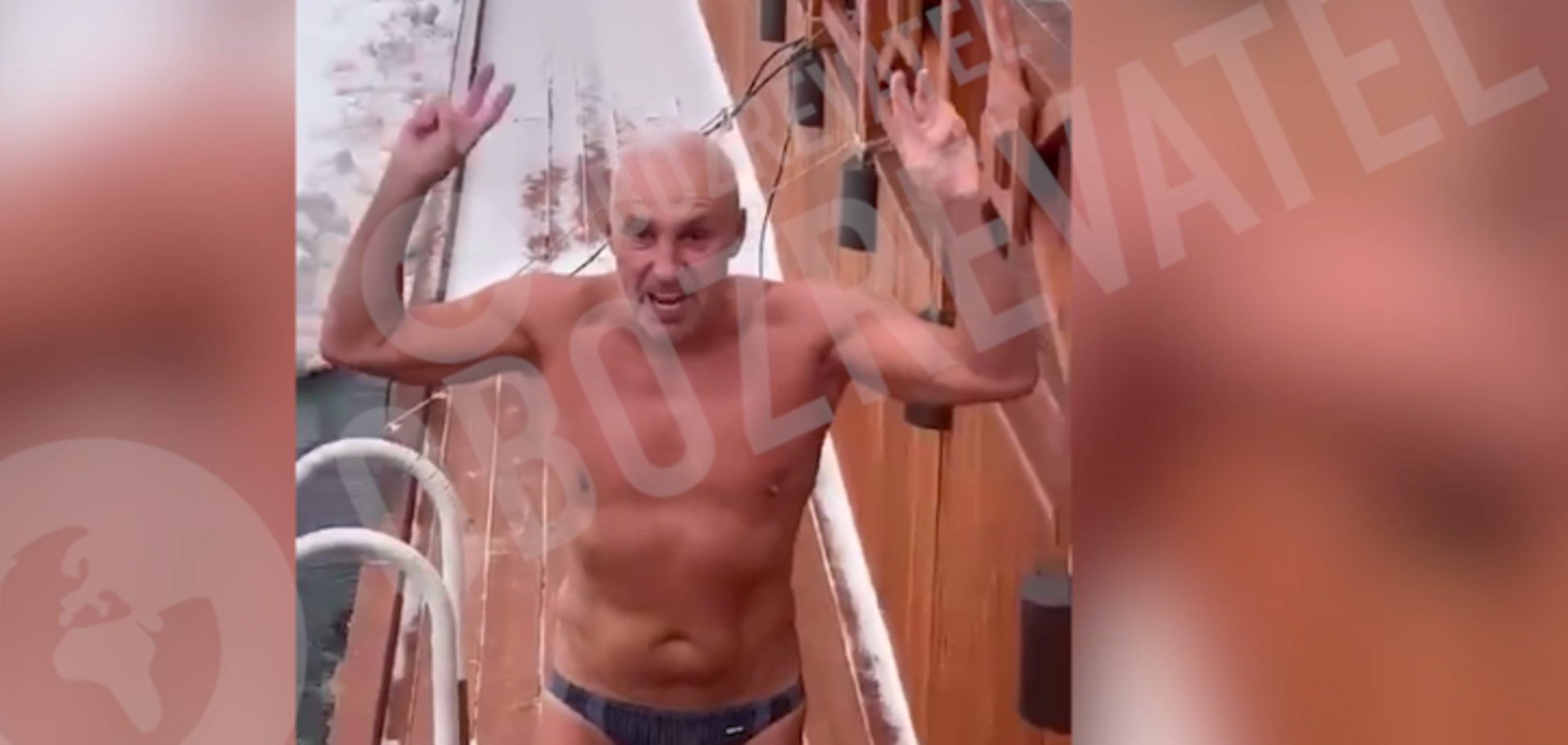 Ярославский за неделю до ДТП снял видео, на котором купается в проруби