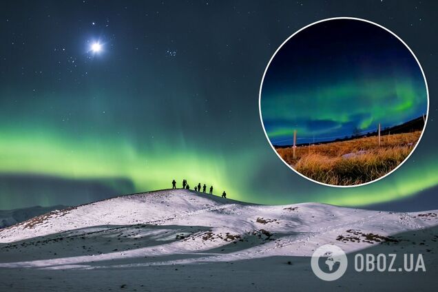 Над Швецією та Данією помітили унікальне полярне сяйво. Фото і відео