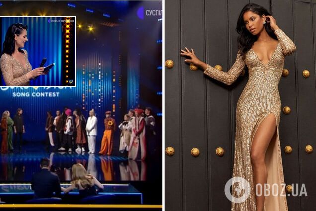 Маша Ефросинина вышла на сцену нацотбора в роскошном платье почти за $1500