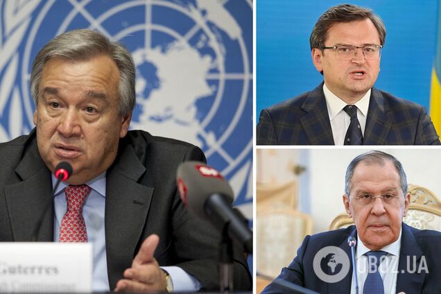 Генсек ООН провел переговоры с Кулебой и Лавровым: проведение Генассамблеи по Украине не планируется