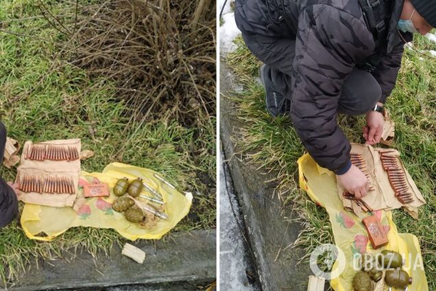 В Кировоградской области обнаружили тайник со взрывчаткой и боеприпасами: СБУ раскрыла подробности. Фото