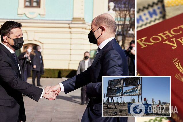 Шольц: Зеленський твердо пообіцяв розглянути законопроєкти про статус Донбасу та зміни до Конституції України