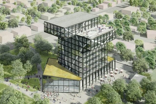 У центрі Маріуполя йде активна фаза будівництва приватного вишу 'Метінвест Політехніка'