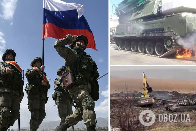 Горящие 'Буки', 'надувные' истребители и 'утонувшие' в грязи танки: топ главных конфузов армии РФ. Видео