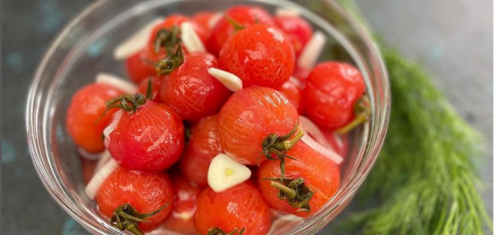 Маринованные помидоры черри: рецепт без шкурки