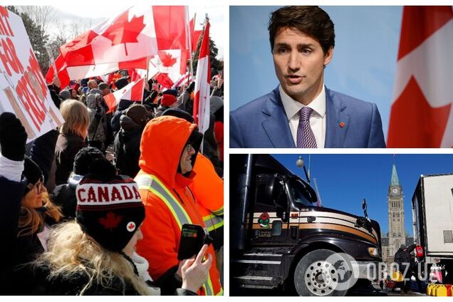 В Канаде ввели чрезвычайное положение из-за протестов дальнобойщиков: чего требовали и какие запреты действуют