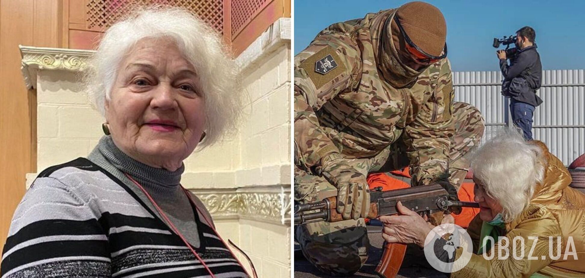 Пенсионерка из Мариуполя, ставшая звездой из-за фото с оружием: я украинка, а у украинцев – ген победы. Видео