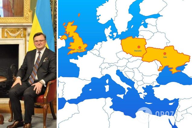 Кулеба заявил о запуске нового формата сотрудничества Киева, Лондона и Варшавы