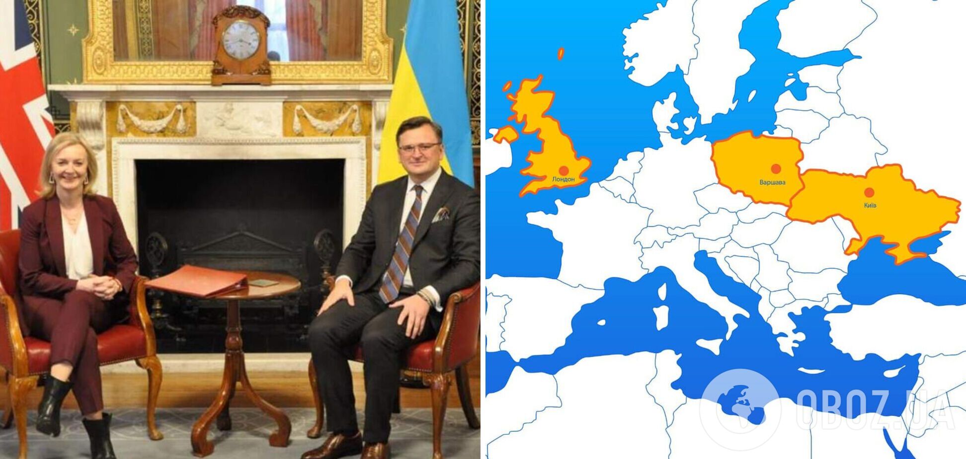 Кулеба заявил о запуске нового формата сотрудничества Киева, Лондона и Варшавы