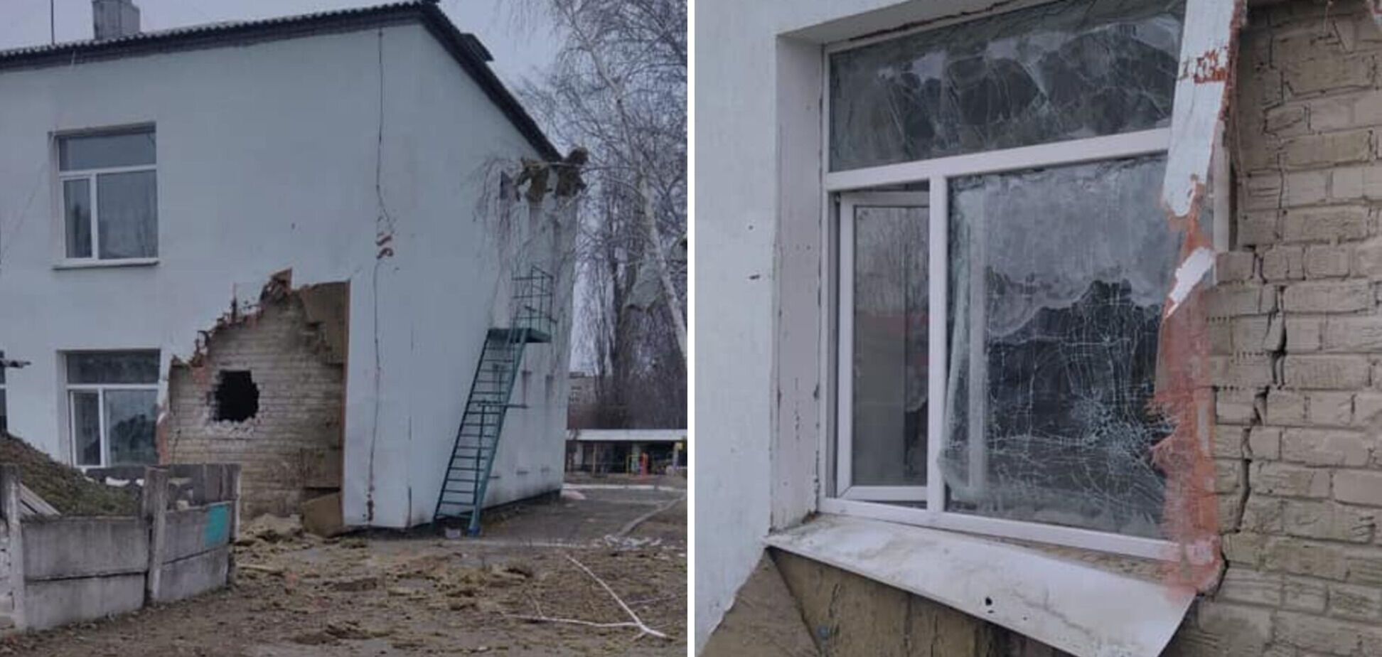 Российские пропагандисты попытались обвинить ВСУ в обстреле детсада на Донбассе. Фото и реакция сети