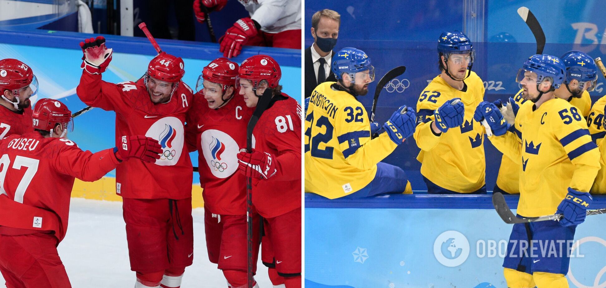 Швеція зіграє з Росією у півфіналі ОІ