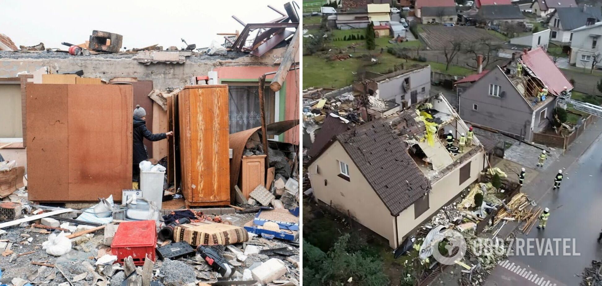 Мощный ураган привел к множеству разрушений в Польше