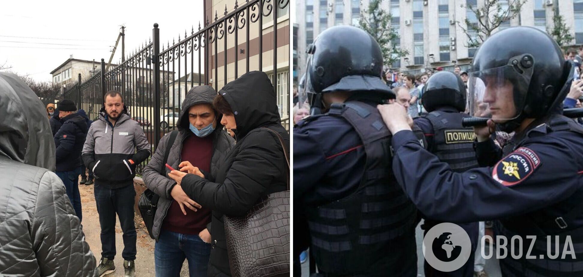 У Криму відбулися масові затримання кримських татар, адвокатів до них не пускають. Фото
