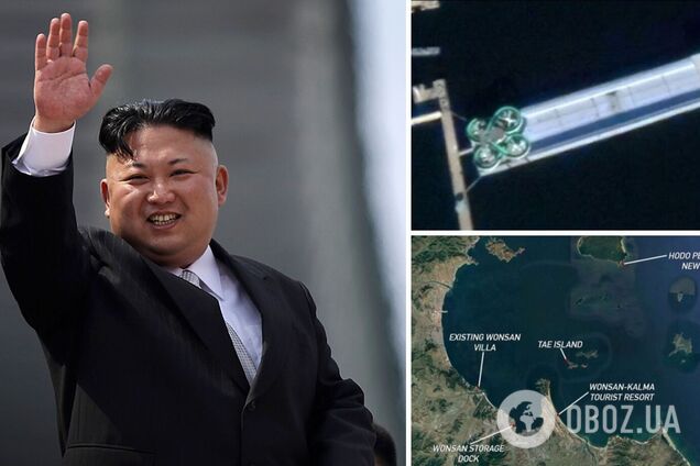 80-метровый 'плавучий парк развлечений' Ким Чен Ына сняли на фото со спутника